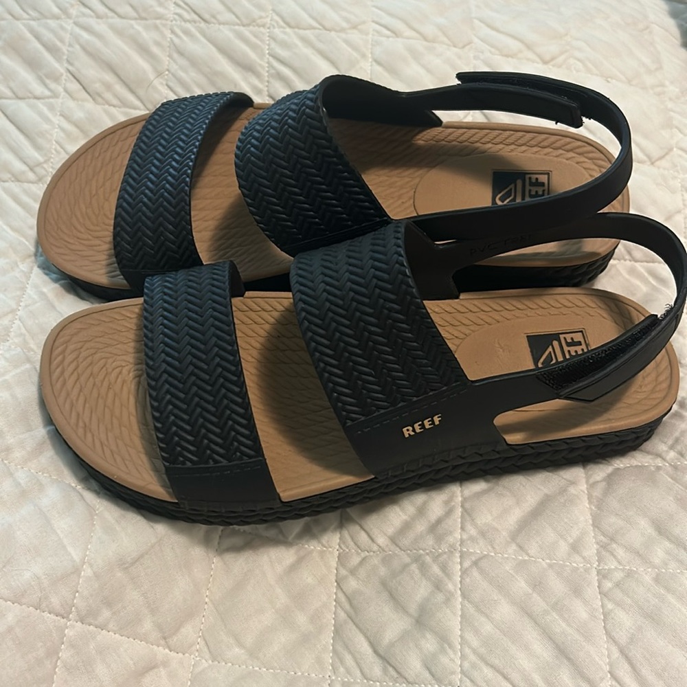 Reef sandals.